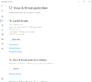 Open Windows Anti-Virus Settings Step #3