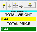 Plexis Point Of Sale - Weight Scale at the Sales Screen