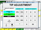 Plexis POS Restaurant POS Software Add Tips to orders